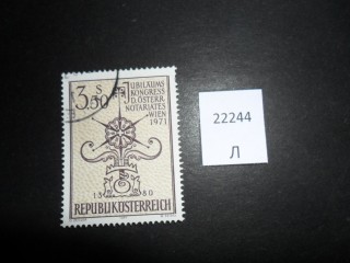 Фото марки Австрия 1971г