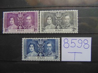 Фото марки Британские Фиджи серия 1937г **