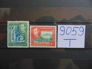 Фото марки Брит. Сент Винсент 1938г **