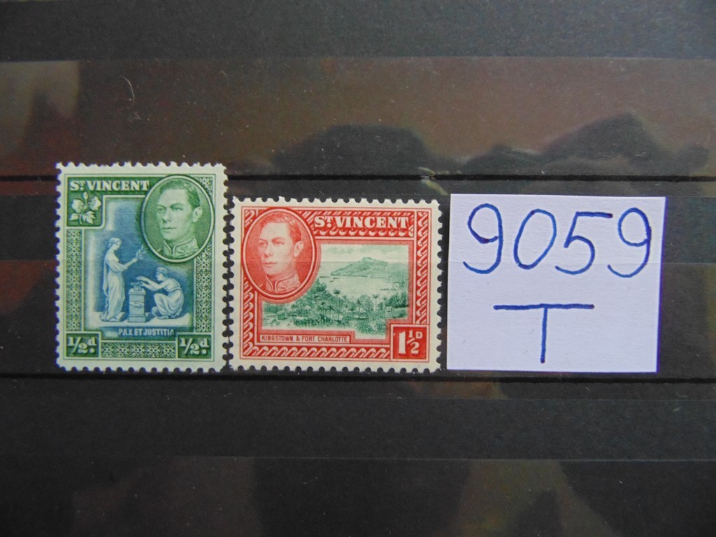 Фото марки Брит. Сент Винсент 1938г **