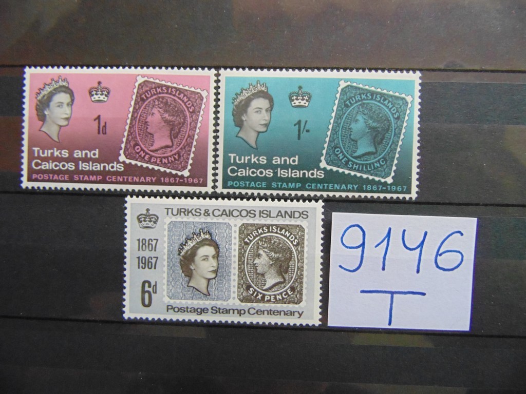Фото марки Брит. Теркс и Кайкос серия 1967г **