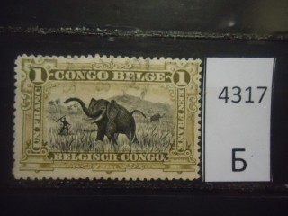 Фото марки Бельг. Конго 1922г
