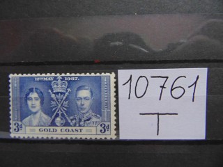 Фото марки Британский Золотой Берег 1937г **