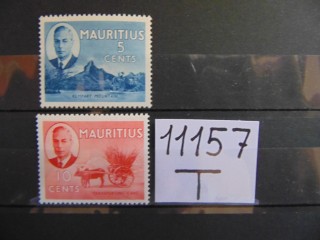 Фото марки Британский Маврикий 1950г **