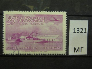 Фото марки Либерия 1953г