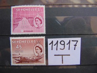 Фото марки Британские Сейшелы 1954г *