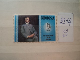 Фото марки Родезия **