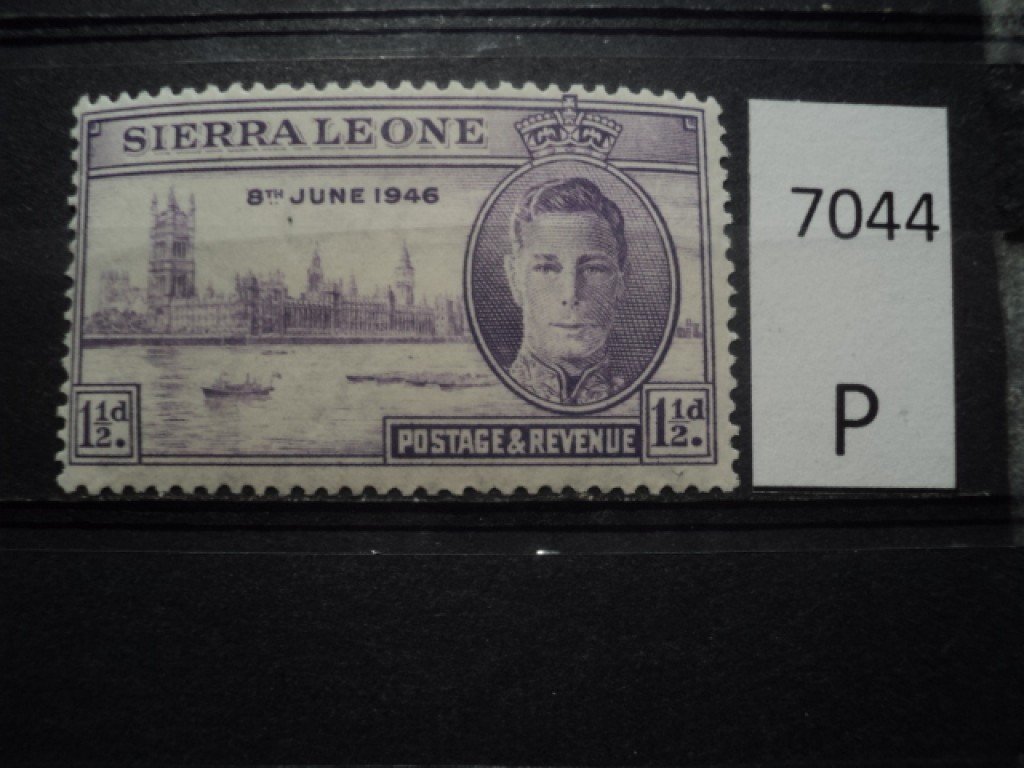 Фото марки Брит. Съерра Леоне 1946г *