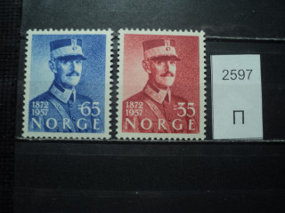 Фото марки Норвегия 1957г **
