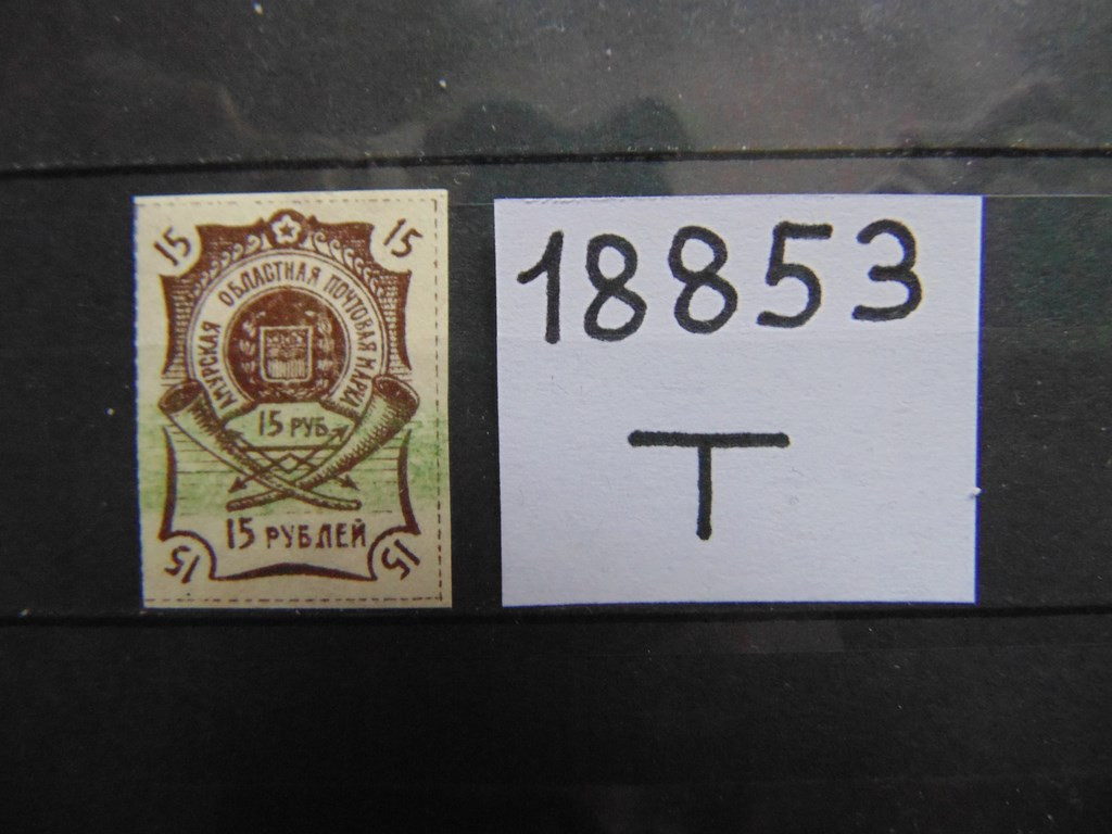 Фото марки Гражданская война. Амурская область 1923г