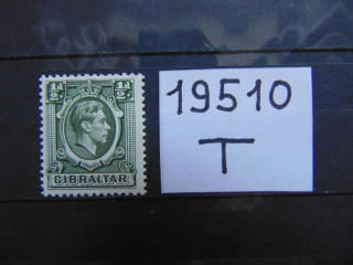 Фото марки Британский Гибралтар 1938г **