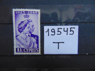 Фото марки Британский Кипр 1948г **