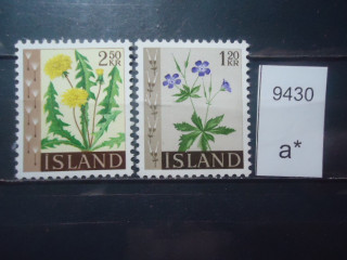 Фото марки Исландия серия 1960г **