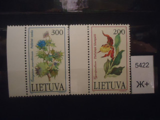 Фото марки Литва 1992г **