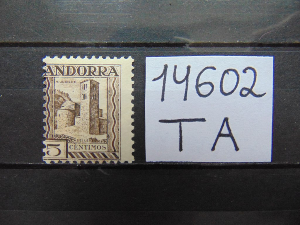 Фото марки Испанская Андорра 1929г **
