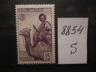 Фото марки Франц. Мавритания 1943г *