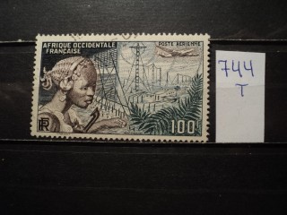 Фото марки Франц. Западная Африка 1954г