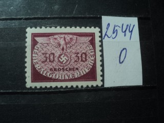 Фото марки Германская оккупация Польши 1940г **