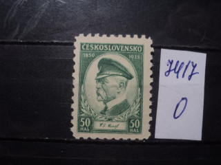 Фото марки Чехословакия 1935г *