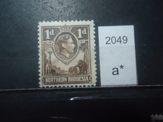 Фото марки Брит. Северная Родезия 1938г **