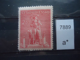 Фото марки Чехословакия 1945г **