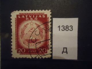 Фото марки Латвия 1940г