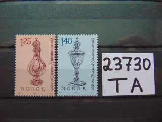 Фото марки Норвегия серия 1976г **