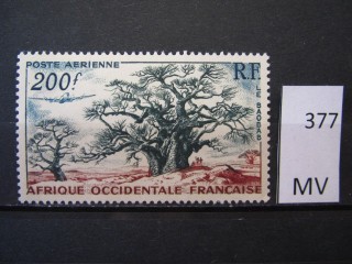 Фото марки Франц. Африка 1954г *