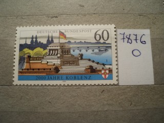 Фото марки Германия ФРГ 1992г **