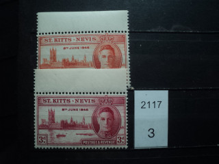 Фото марки Брит. Сент Китс-Невис 1946г **