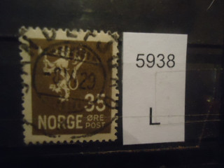 Фото марки Норвегия 1927г