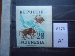 Фото марки Индонезия 1949г 