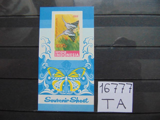 Фото марки Индонезия блок 1988г **