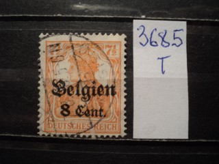 Фото марки Германская оккупация Бельгии 1916г