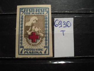 Фото марки Эстония 1921г **