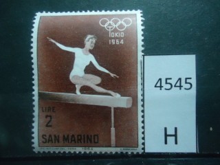 Фото марки Сан Марино 1960г **