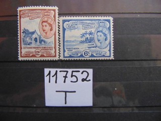 Фото марки Британский Невис 1954г **
