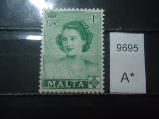 Фото марки Брит. Мальта 1950г *
