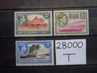 Фото марки Британские Соломоновы Острова 1939г *