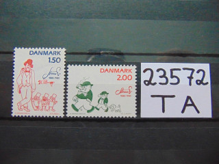 Фото марки Дания серия 1982г **