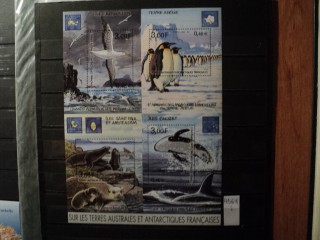 Фото марки Французская Антарктика блок **