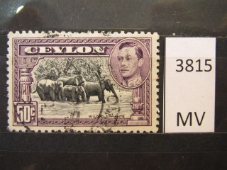 Фото марки Цейлон 1938г