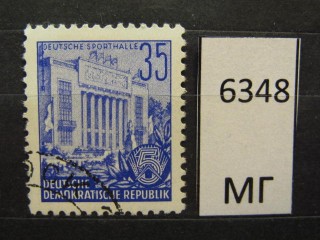 Фото марки ГДР 1953г