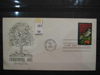 Фото марки США 1971г FDC (первый день гашения)