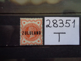 Фото марки Британский Зулуленд 1888г *