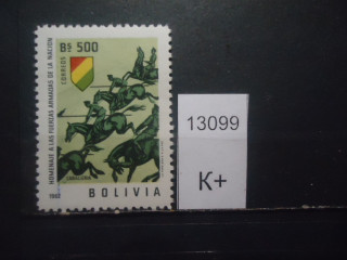 Фото марки Боливия 1982г *