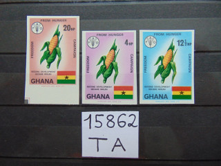Фото марки Гана серия 1971г **
