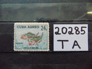 Фото марки Куба авиапочта 1958г **