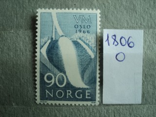 Фото марки Норвегия 1966г **