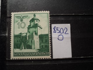 Фото марки Германская оккупация Польши 1940г **